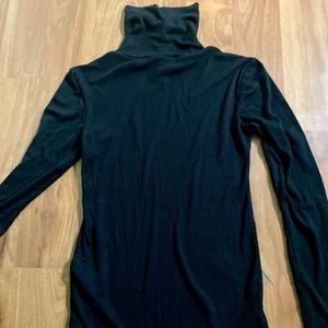 Simple black turtleneck